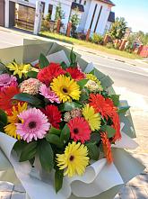 Букет цветов из:  Герберы #REPLACE_PRED# Верхнем Уфалее